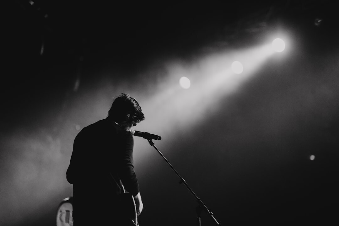 famous musician performing on stage